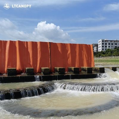 Barrera de protección contra inundaciones LTCANOPY, barrera de control de inundaciones de plástico, compuerta de agua contra inundaciones, barrera anti-inundaciones