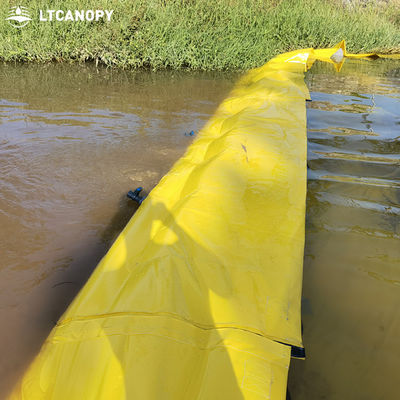 Litong China fábrica presa rápida protección contra inundaciones portátil barrera de inundación auto-elevante para la venta