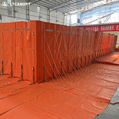 Barrera contra inundaciones modelo nuevo Litong, 1,8 m de altura, personalizada, removible