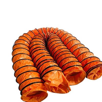 Litong 14 pulgadas Retardante de llama PVC flexible manguera de conductos 12 pulgadas PVC manguera de conductos de aire