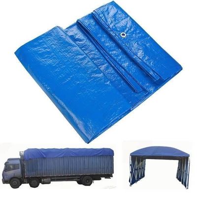 Lona de camión de lona azul resistente de alta resistencia comercial personalizada Litong, lonas impresas, lona