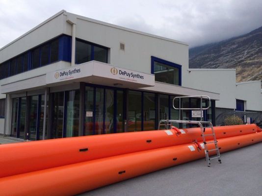 Litong China Fabricante Tubo de barrera de inundación de PVC extraíble
