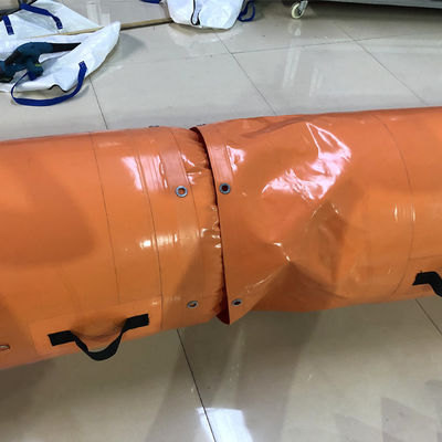 Barrera contra inundaciones de fácil inflado para la presa de Litong, tubo de barrera contra inundaciones para el hogar