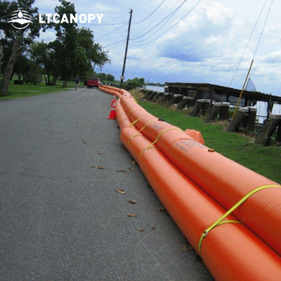 Barrera contra inundaciones de fácil inflado para la presa de Litong, tubo de barrera contra inundaciones para el hogar