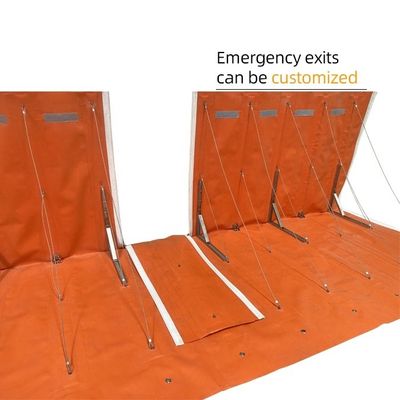 Solución económica de Litong Despliegue rápido Soporte de portabilidad Barrera de protección contra inundaciones personalizada