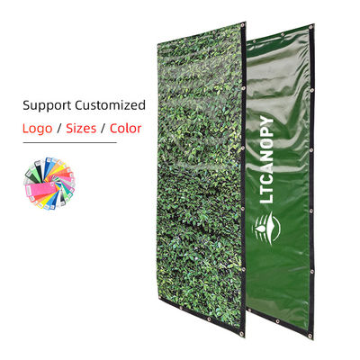 Barrera de ruido con impresión de hoja verde para construcción exterior, absorbente de sonido e ignífuga Litong