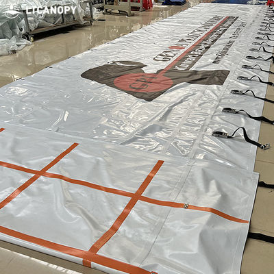 Litong China Factory Precio directo Pvc resistente a las lágrimas cortina lateral remolque lonas