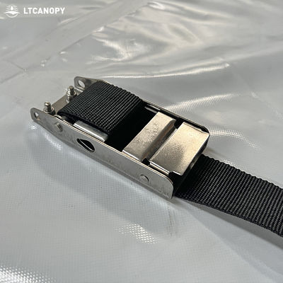 Litong China Factory Precio directo Pvc resistente a las lágrimas cortina lateral remolque lonas