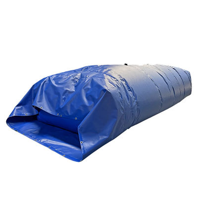 Tubo de barrera de inundación inflables rectangulares llenos de agua Litong