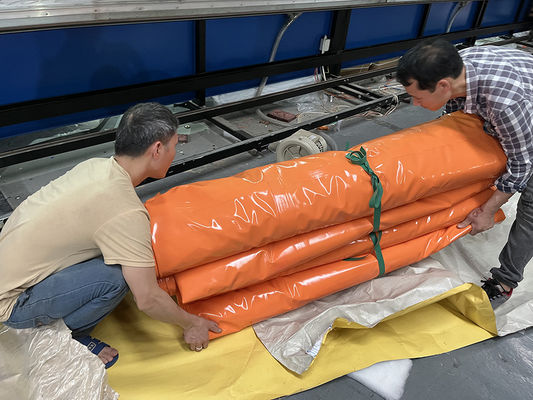 Litong Tamaño personalizado Larga duración Barrera de inundación impermeable para hogares Barrera de inundación inflada llena de agua