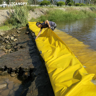 Litong China fábrica presa rápida protección contra inundaciones portátil barrera de inundación auto-elevante para la venta