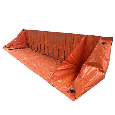 Barrera contra inundaciones reutilizable y duradera en forma de L de PVC Litong