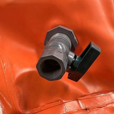 Barrera contra inundaciones reutilizable y duradera en forma de L de PVC Litong