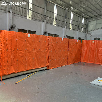 Barrera contra inundaciones modelo nuevo Litong, 1,8 m de altura, personalizada, removible