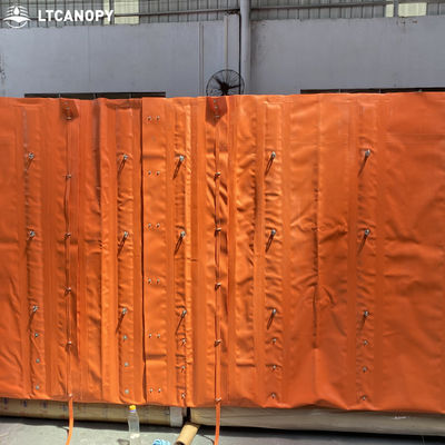 Barrera contra inundaciones modelo nuevo Litong, 1,8 m de altura, personalizada, removible