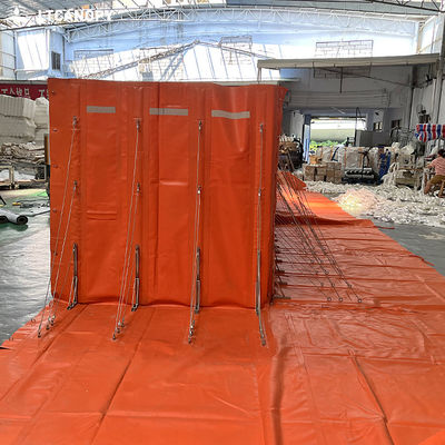 Barrera contra inundaciones modelo nuevo Litong, 1,8 m de altura, personalizada, removible
