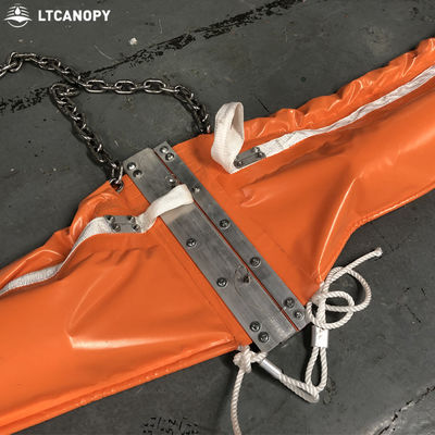 Litong personalizado de alta calidad 600gm de tejido de PVC Prevenir derrames de aceite de combustible flotante de contención de aceite Boom
