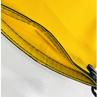Bolsa de lona impermeable portátil para deriva, bolsa de alta mar, lona recubierta de PVC de alta calidad personalizada