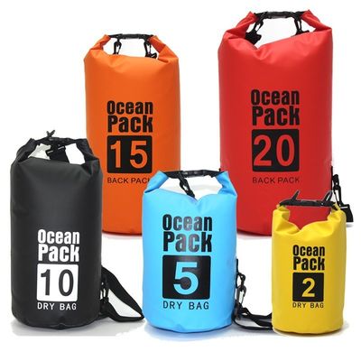 Bolsillo seco impermeable para la pesca, navegación en kayak, balde plegable, surf, rafting, campamento, embalaje