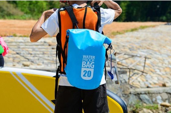 Bolsillo seco impermeable para la pesca, navegación en kayak, balde plegable, surf, rafting, campamento, embalaje
