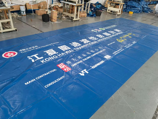 Litong Fabricante Semi-remolque Tejido recubierto de PVC Logotipo impreso Capa de camión Cortina lateral de lonas de PVC