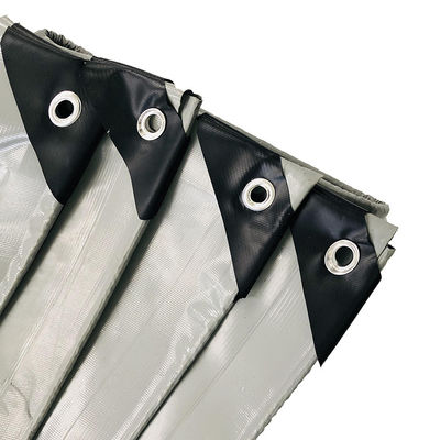 Litong resistente a las lágrimas impermeable al agua de trabajo pesado lonas de color gris lonas para la cubierta del camión