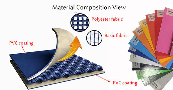 Lona de PVC de alta resistencia Litong, impermeable, proveedor de fábrica, refugio para contenedores de envío