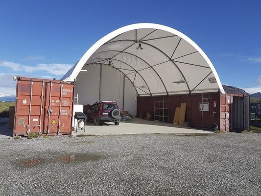 Litong PVC de alta calidad Cúpula Industrial Contenedor de envío refugio cobertizo Equipo de almacenamiento Contenedor dosel
