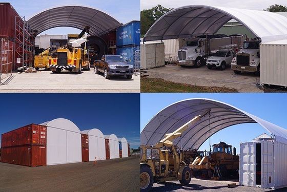 Litong PVC de alta calidad Cúpula Industrial Contenedor de envío refugio cobertizo Equipo de almacenamiento Contenedor dosel
