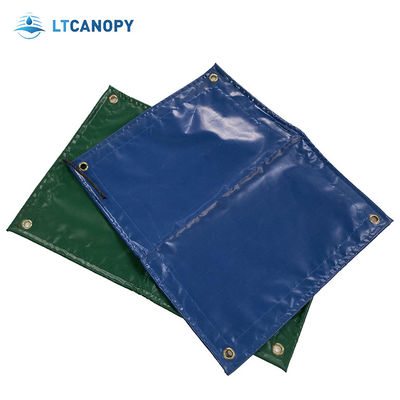 Fabricante de lonas de litong de uso pesado con cubierta de contenedor de transporte de lonas recubiertas con cuchillo de PVC