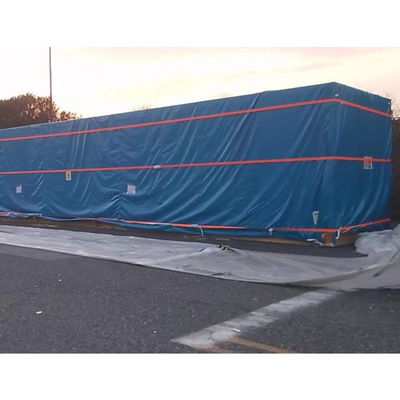 Lona de carga impermeable para exteriores Litong, lona de PVC azul