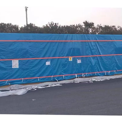 Lona de carga impermeable para exteriores Litong, lona de PVC azul