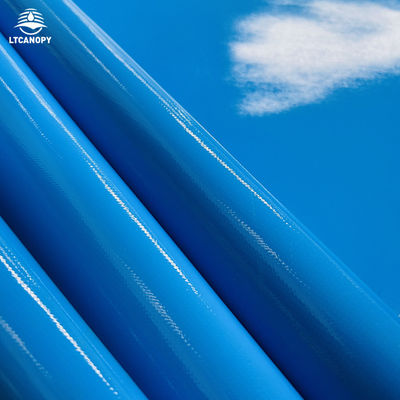 Lona de carga impermeable para exteriores Litong, lona de PVC azul