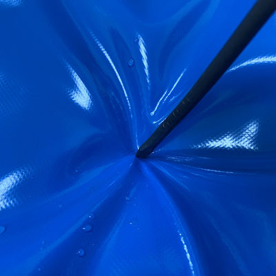 Lona de PVC de 750 g/m² para cubierta de contenedor de envío Litong Eco Friendly, forma de caja, azul