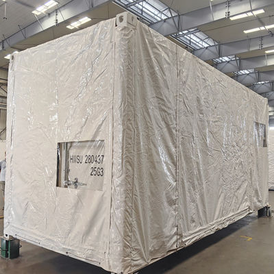 Litong Alta calidad 610gm Tarpa blanca 20ft 40ft Contenedor de envío cubierta Contenedor Tarpaulin