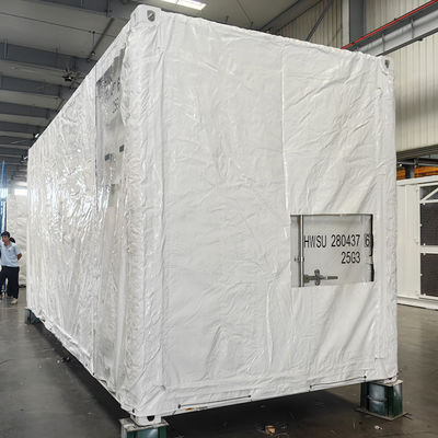 Litong Alta calidad 610gm Tarpa blanca 20ft 40ft Contenedor de envío cubierta Contenedor Tarpaulin