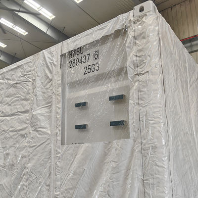 Litong Alta calidad 610gm Tarpa blanca 20ft 40ft Contenedor de envío cubierta Contenedor Tarpaulin