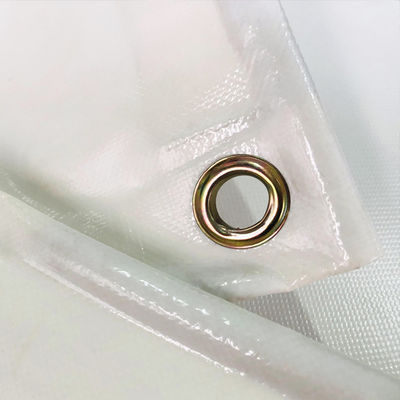 Litong Alta calidad 610gm Tarpa blanca 20ft 40ft Contenedor de envío cubierta Contenedor Tarpaulin