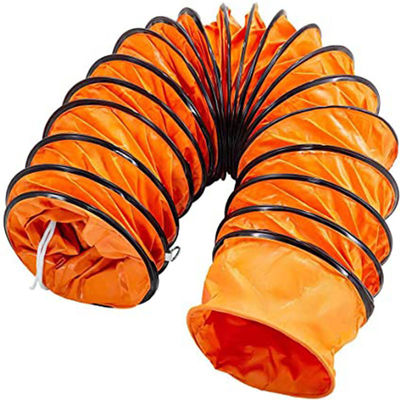 Manguera de conducto de aire de PVC flexible de 10" y 12" Litong ignífugo, tejido de PVC para conductos, fabricante de China