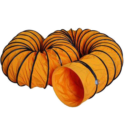 Manguera de conducto de aire de PVC flexible de 10" y 12" Litong ignífugo, tejido de PVC para conductos, fabricante de China
