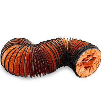 Manguera de conducto de aire de PVC flexible de 10" y 12" Litong ignífugo, tejido de PVC para conductos, fabricante de China