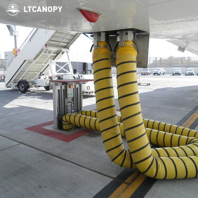 Litong Flexible PVC Tubo de conducto de aire Retardante del fuego PVC conducto de ventilación para el aeropuerto