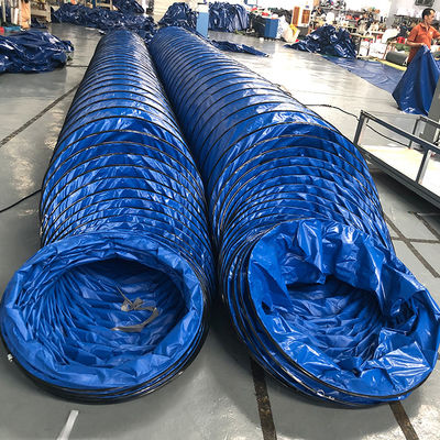 Manguera de conducto flexible de 12 pulgadas de la fábrica de Litong China para la venta, fabricación de manguera de conducto de aire, manguera de conducto de PVC para aire acondicionado
