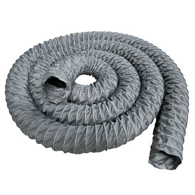 Litong Nuevo producto Retardante de fuego de fibra de vidrio Tarpaulin conducto de ventilación de la mina portátil flexible manguera de conducto de ventilación