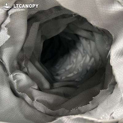 Litong Nuevo producto Retardante de fuego de fibra de vidrio Tarpaulin conducto de ventilación de la mina portátil flexible manguera de conducto de ventilación