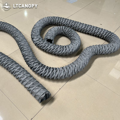 Litong Nuevo producto Retardante de fuego de fibra de vidrio Tarpaulin conducto de ventilación de la mina portátil flexible manguera de conducto de ventilación