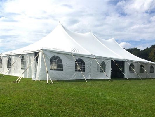 Lona de PVC impermeable para exteriores de alta resistencia a la tracción Litong, anti-UV, toldo para tienda de campaña pagoda para eventos