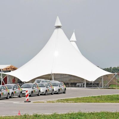 Litong China Toldo Exterior Sombra Paraguas Impermeable Estructura de Membrana Tensada Techo Viento Tejido Tensado Toldos