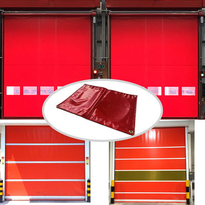 Gran Venta Almacenamiento en Frío Enrollable Plegable Persiana Enrollable Rápida Puerta de Tela de PVC Eléctrica Puerta Rápida Automática de PVC