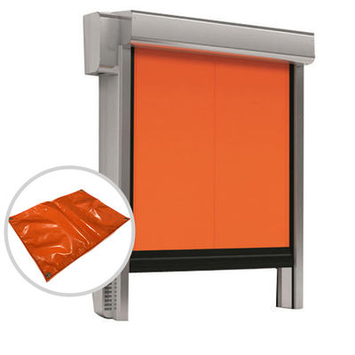 Gran Venta Almacenamiento en Frío Enrollable Plegable Persiana Enrollable Rápida Puerta de Tela de PVC Eléctrica Puerta Rápida Automática de PVC